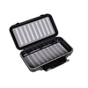 Caja de pesca con mosca portátil impermeable de plástico de doble cara