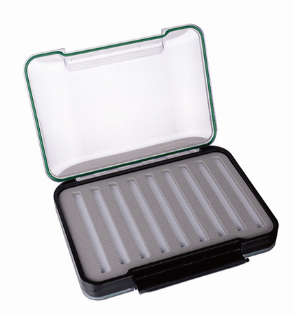 Nuevo diseño de inserción de dos lados Caja de plástico transparente para pesca con mosca