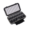 Caja de pesca portátil transparente impermeable