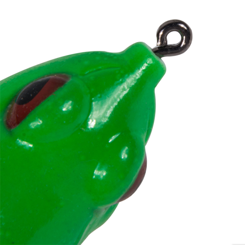 1 piezas verde cuerpo hueco rana señuelo cebo de pesca aparejos de pesca