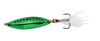 5-60 gramos de cuchara de pesca colorida señuelo agudos pluma anzuelo cebos spinner