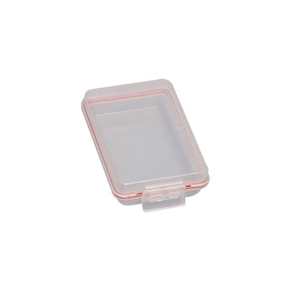 Caja de almacenamiento de accesorios pequeños de plástico transparente serie Shell