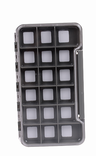 Caja voladora de pesca portátil impermeable de silicona transparente