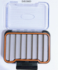 Caja de mosca impermeable de silicona Caja de pesca con mosca transparente
