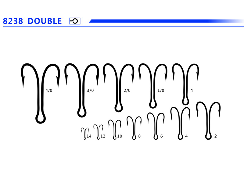 8238 DOBLE - Comprar anzuelo de pesca, caja de anzuelo de pesca