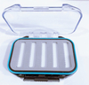 1 Unids Plástico Flying Ice Ice Fixture Cebo Caja Impermeable Fly Fishing Box Azul